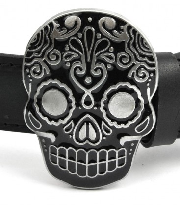 Klamra do pasków, Mexican Skull, AK-309