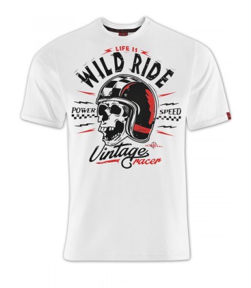T-shirt Wild Ride White, TSM-028