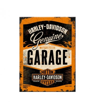 Tabliczka, magnes, Harley Garage