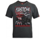 T-shirt Kustom Hot Rod Gray, TSM-031