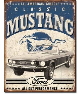 Szyld 30x40 Classic Ford Mustang