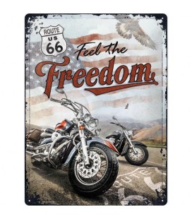 Szyld 30x40 Harley Davidson Route 66 Freedom