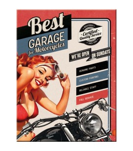 Tabliczka, magnes, Best Garage