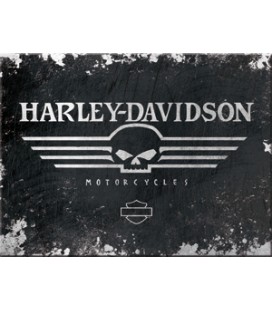 Tabliczka, magnes, Harley Skull