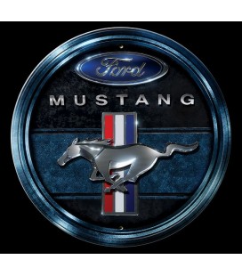 Szyld 30X30 Mustang Blue