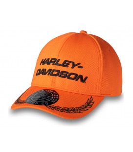 Czapka z daszkiem Harley Davidson Woven Orange, AK-765