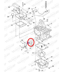 Przewód olejowy skrzyni biegów Harley-Davidson, SU-461 oem 62726-99