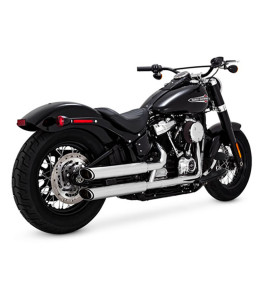 Wydechy Vance&Hines Twin Slash slip-on PCX, chrom, UW-684