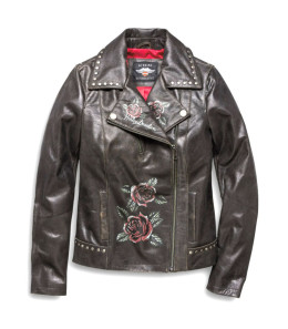 Kurtka Skórzana Harley Davidson Damska Roses & Studs  Oryginał Nowa HDC-003