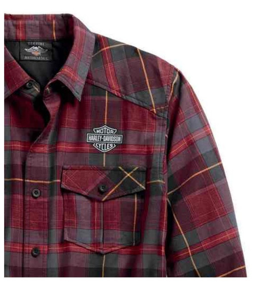 Koszula Harley-Davidson Men's High Density Plaid - M - HDC-036