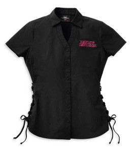 Koszula Harley Davidson Pink Rhinestone Oryginał