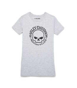 T-shirt Harley-Davidson Women's Willie G Skull Graphic Tee - 100% Bawe