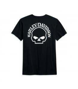 T-shirt Harley-Davidson Męski Willie G Skull z Kieszonką, 4XL, HDC-053