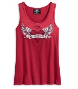 Harley-Davidson Women's Winged Heart Tank Top L HDC-066