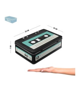 Puszka Płaska Retro Cassette – Design Vintage