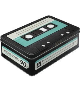 Puszka Płaska Retro Cassette – Design Vintage