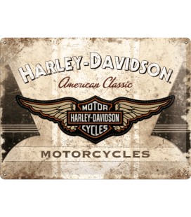 Szyld, tablica, Harley American