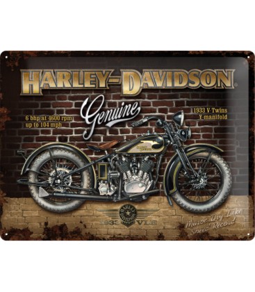 Szyld, tablica, Harley VLE