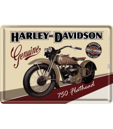 Tabliczka, pocztówka, Harley 5