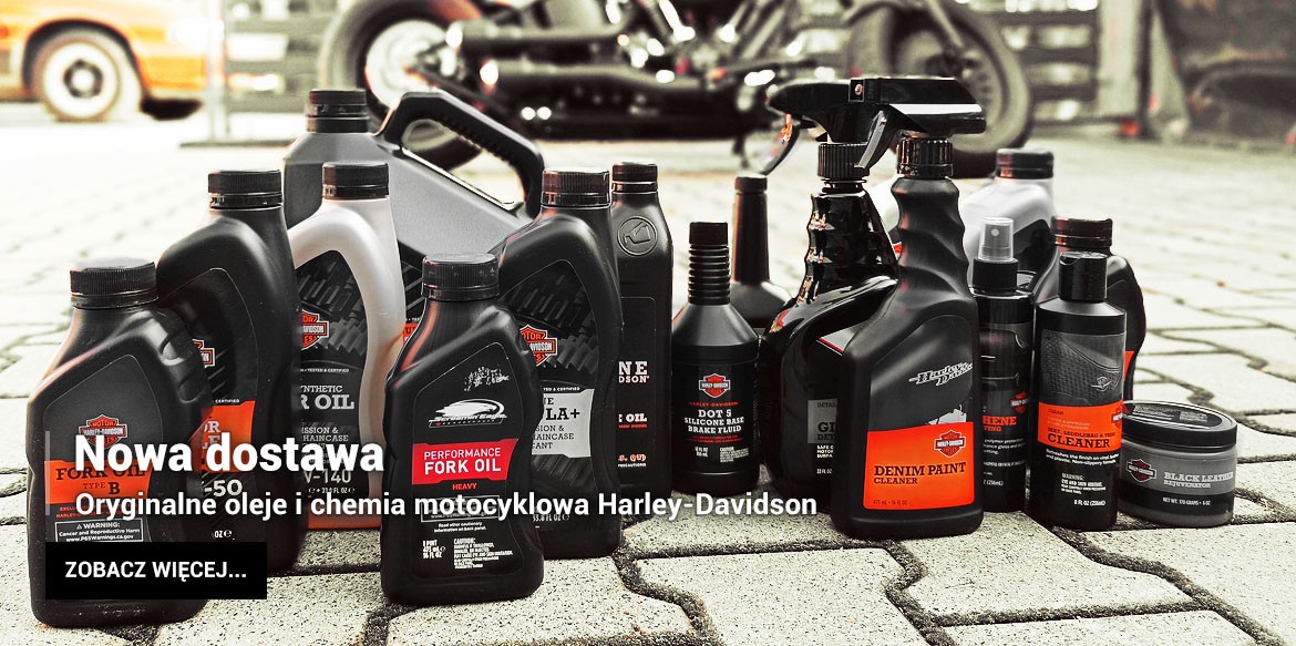 Nowa oryginalnej dostawa oleji i chemi motocyklowej Harley-Davidson
